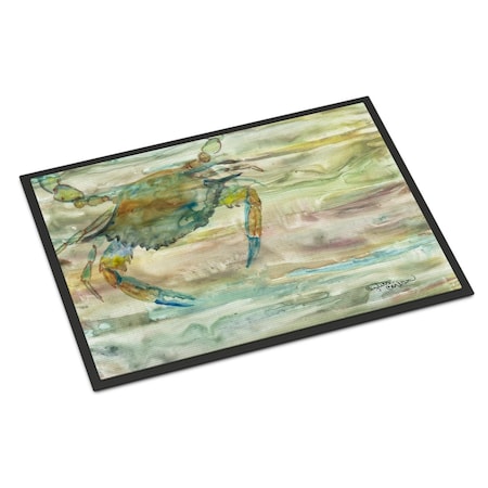 Carolines Treasures 18 x 27 in. Blue Crab Sunset Indoor or Outdoor Mat SC2013MAT